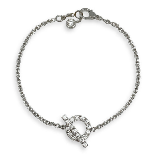 Finesse SH Bracelet in White Gold Hardware