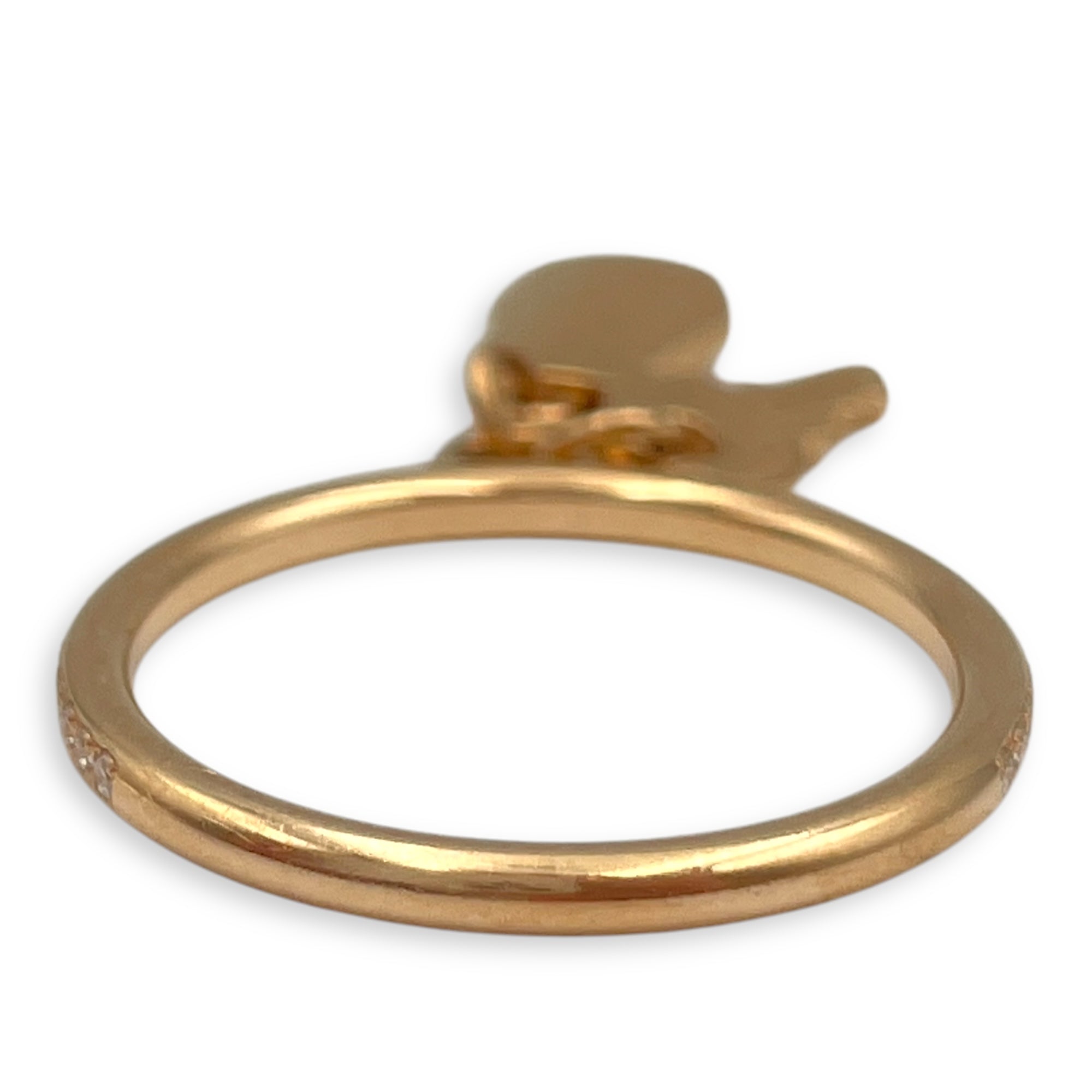 Kelly Clochette Small Model 51 Ring in Rose Gold Hardware