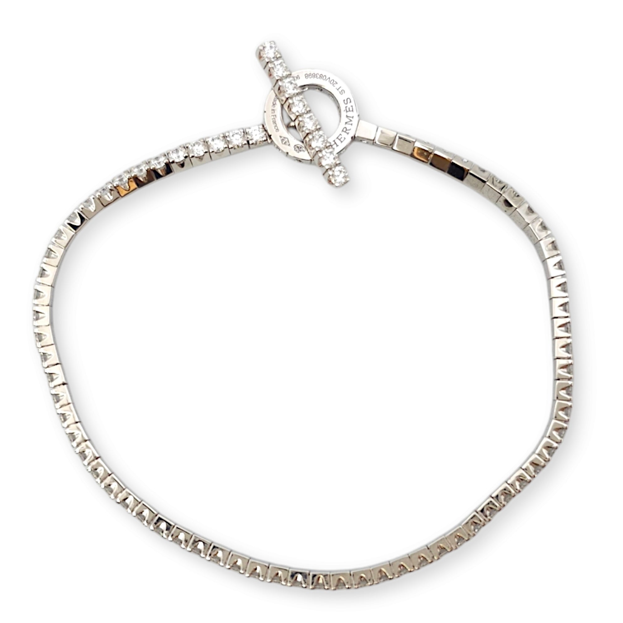 Finesse ST Bracelet in 18K White Gold Hardware