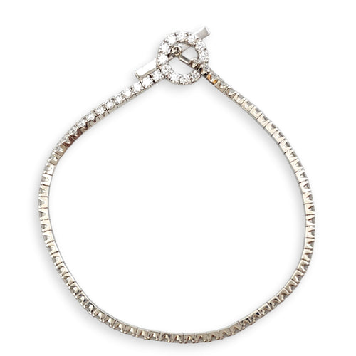 Finesse ST Bracelet in 18K White Gold Hardware