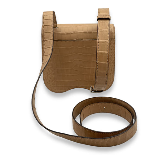 Della Cavalleria Mini Chai in Matte Alligator, Palladium hardware