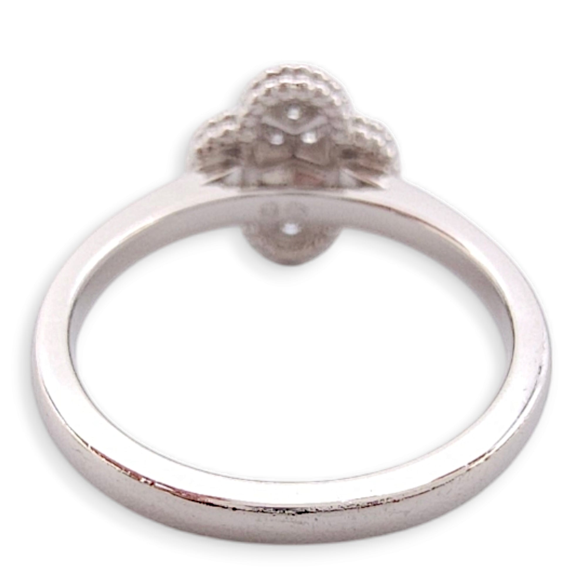 Diamond Sweet Alhambra 49 Ring in White Gold Hardware