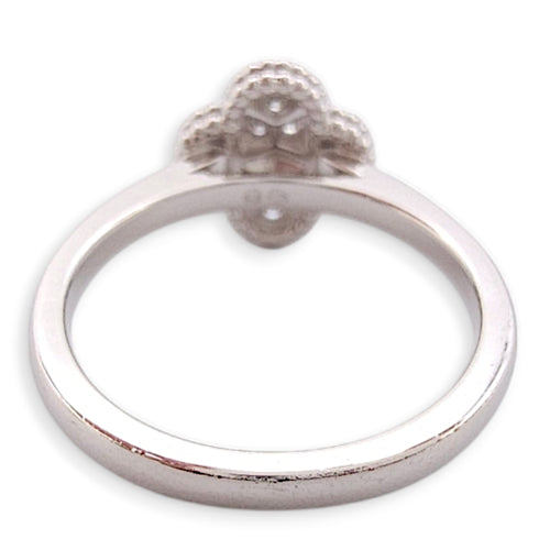 Diamond Sweet Alhambra 49 Ring in White Gold Hardware