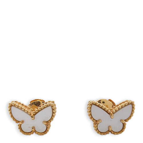 Sweet Butterflies Earrings in Yellow Gold Hardware