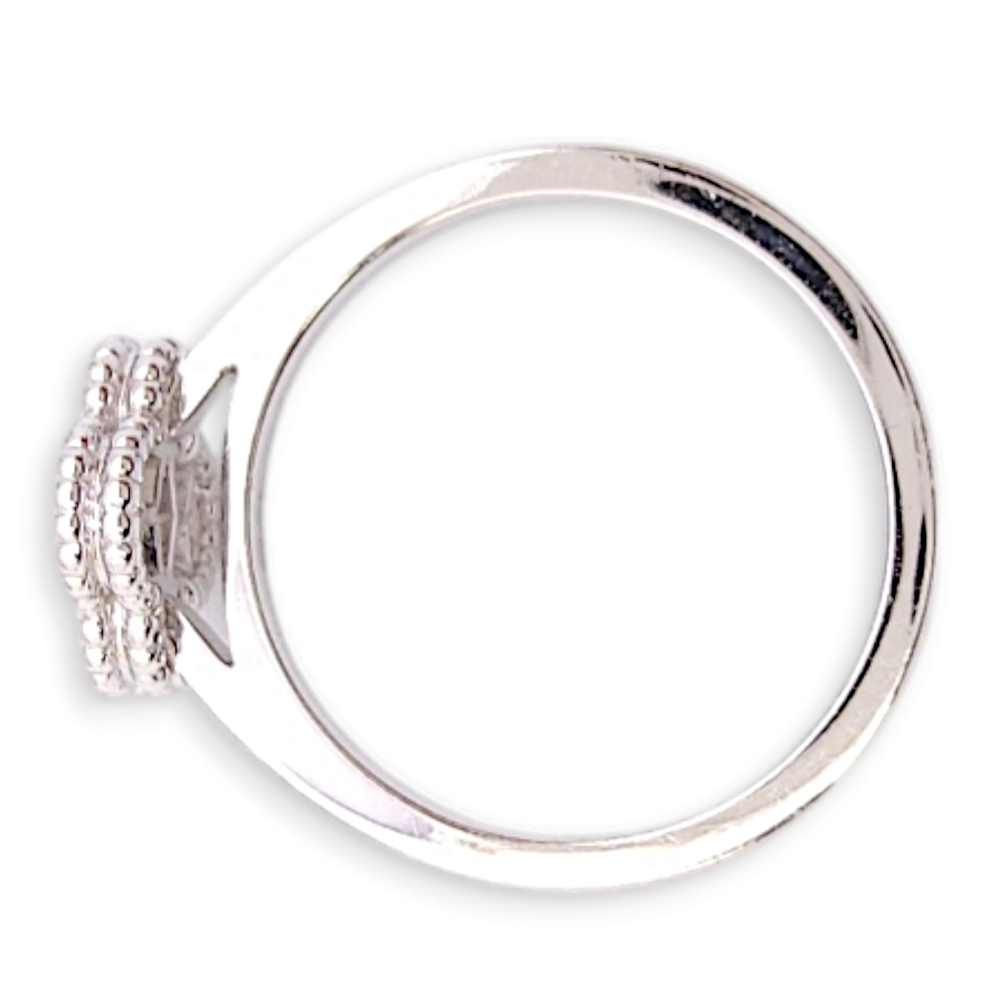 Diamond Sweet Alhambra 49 Ring in White Gold Hardware