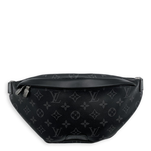 Discovery Bumbag PM Black Belt Bag in Monogram Eclipse, Silver hardware