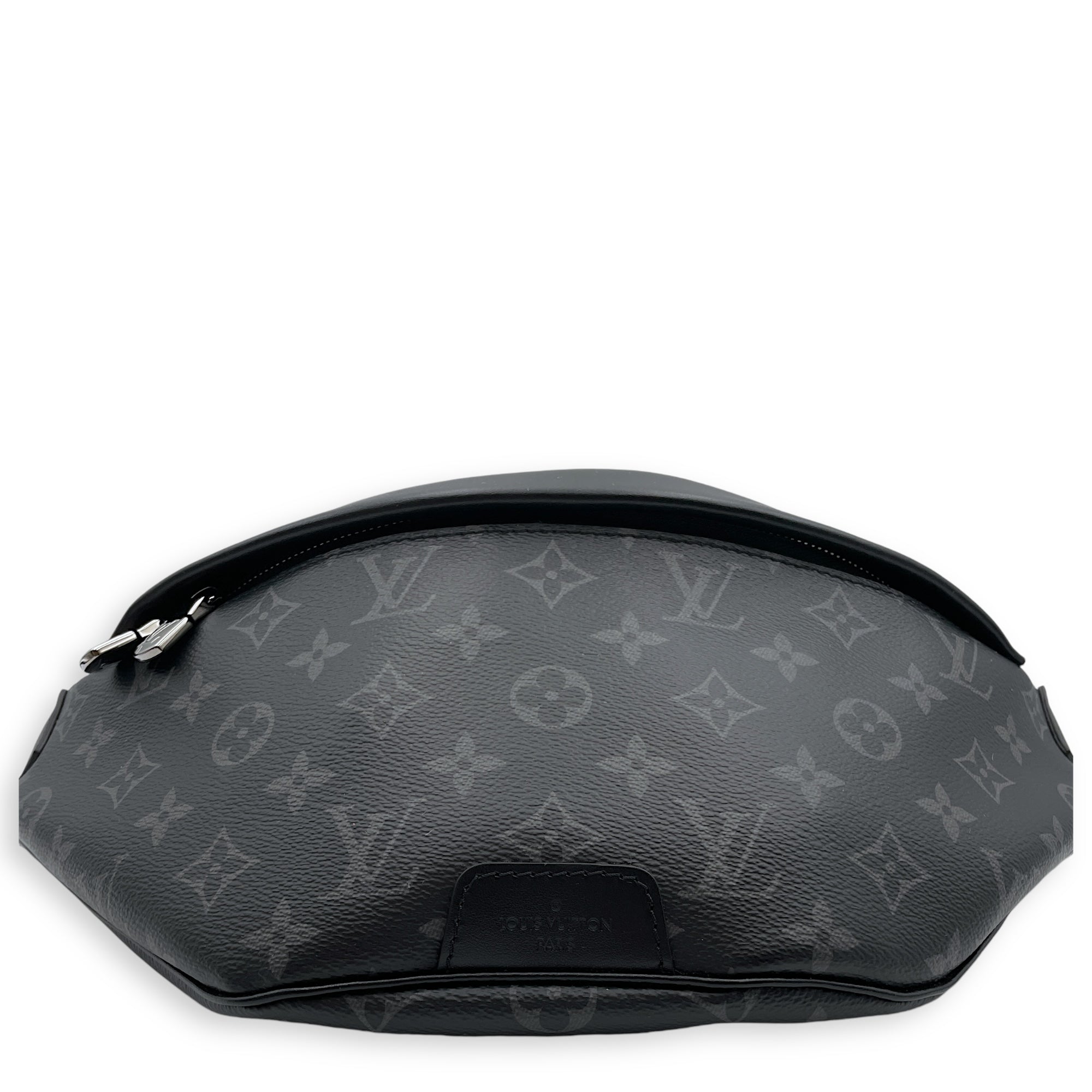 Discovery Bumbag PM Black Belt Bag in Monogram Eclipse, Silver hardware