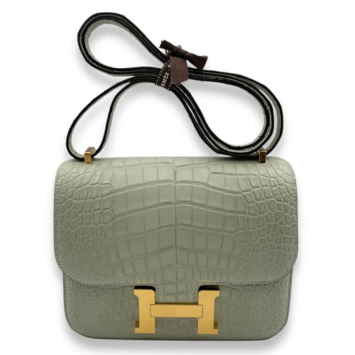 Constance Mirror 18 Gris Neve Gold hardware CL2405-1375 1