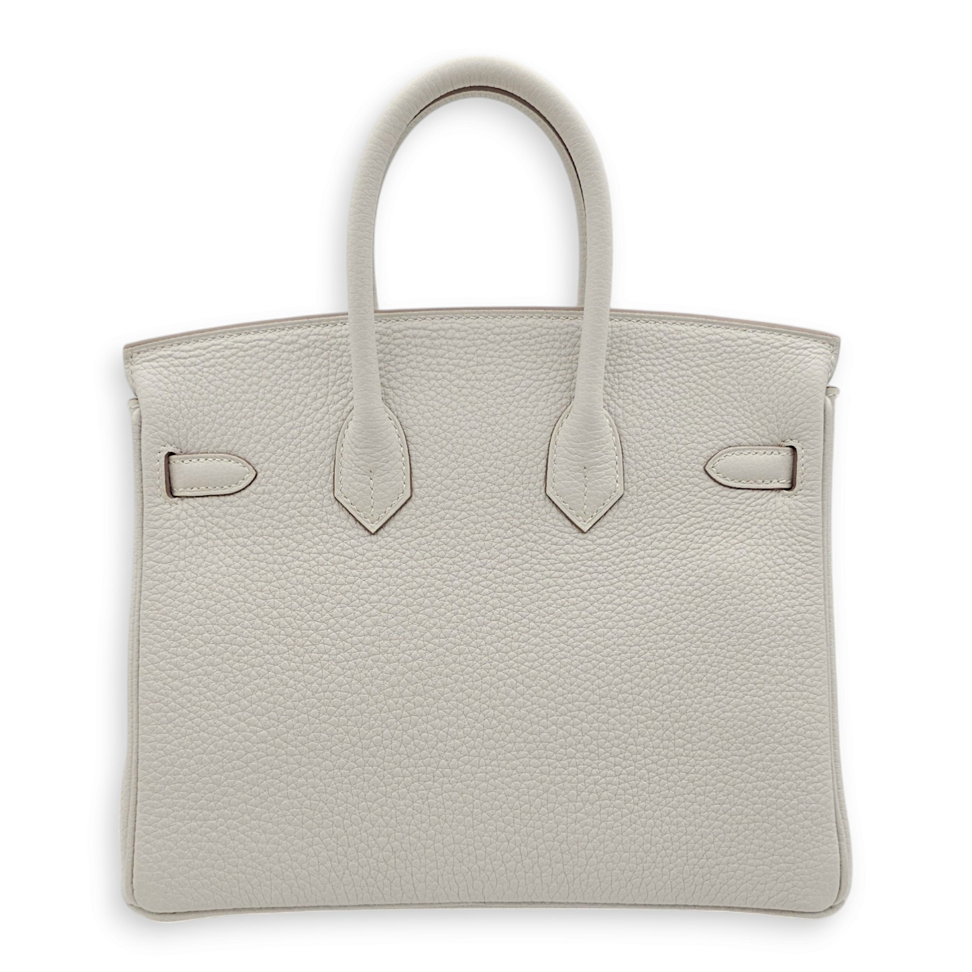 Birkin 25 Gris Pale in Togo, Gold hardware