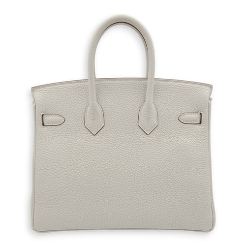 Birkin 25 Gris Pale in Togo, Gold hardware