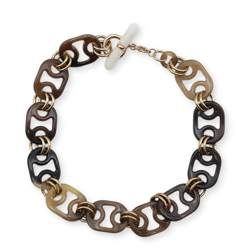Eurydice Corne Permabrass Hardware Necklace CL2502-9631 2