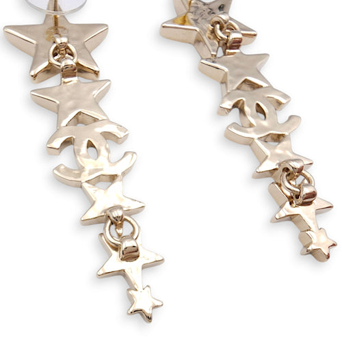 23C Star & CC Earrings Costume Jewellery in Gold