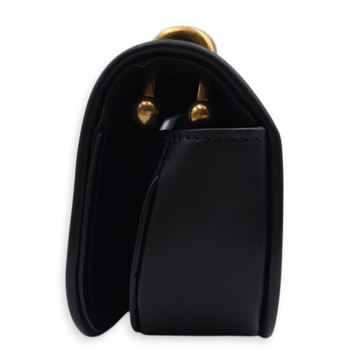 C’mon Nano 13x9x4cm Black Belt Bag in Calfskin Gold hardware CL2502-9707 3