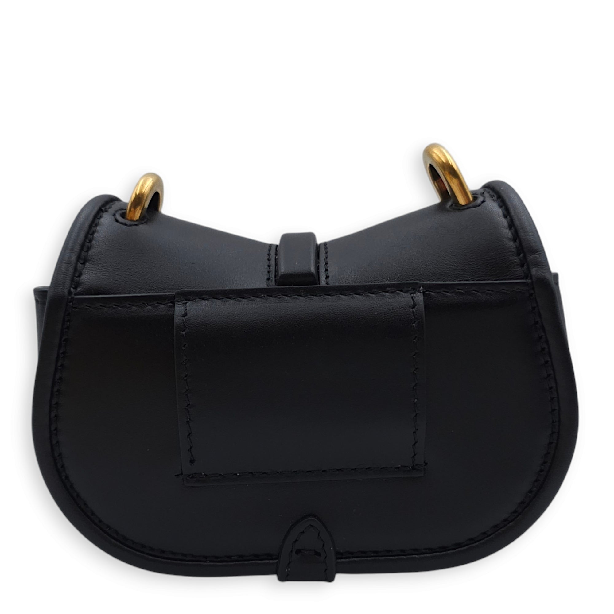 C’mon Nano 13x9x4cm Black Belt Bag in Calfskin Gold hardware CL2502-9707 2