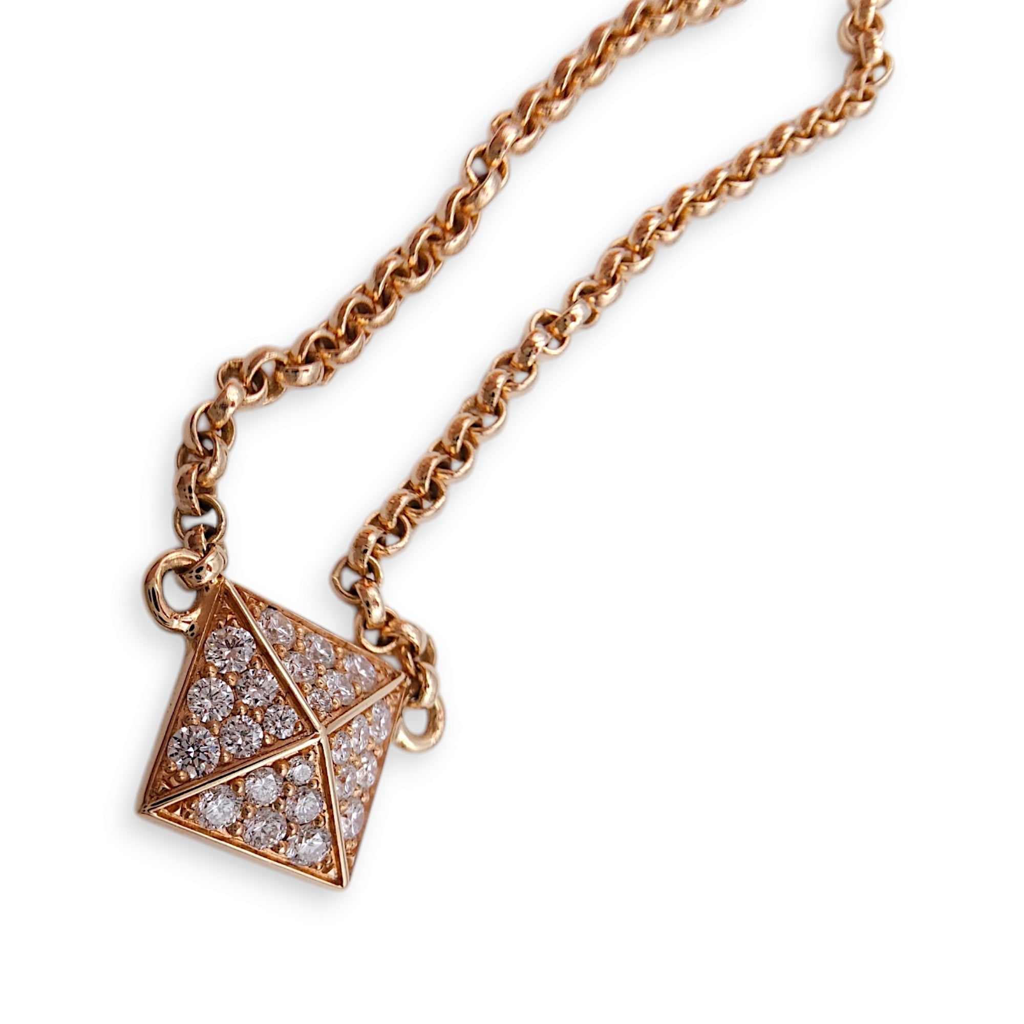 Clou d'H PM Necklace in Rose Gold Hardware CL2412-8460 3