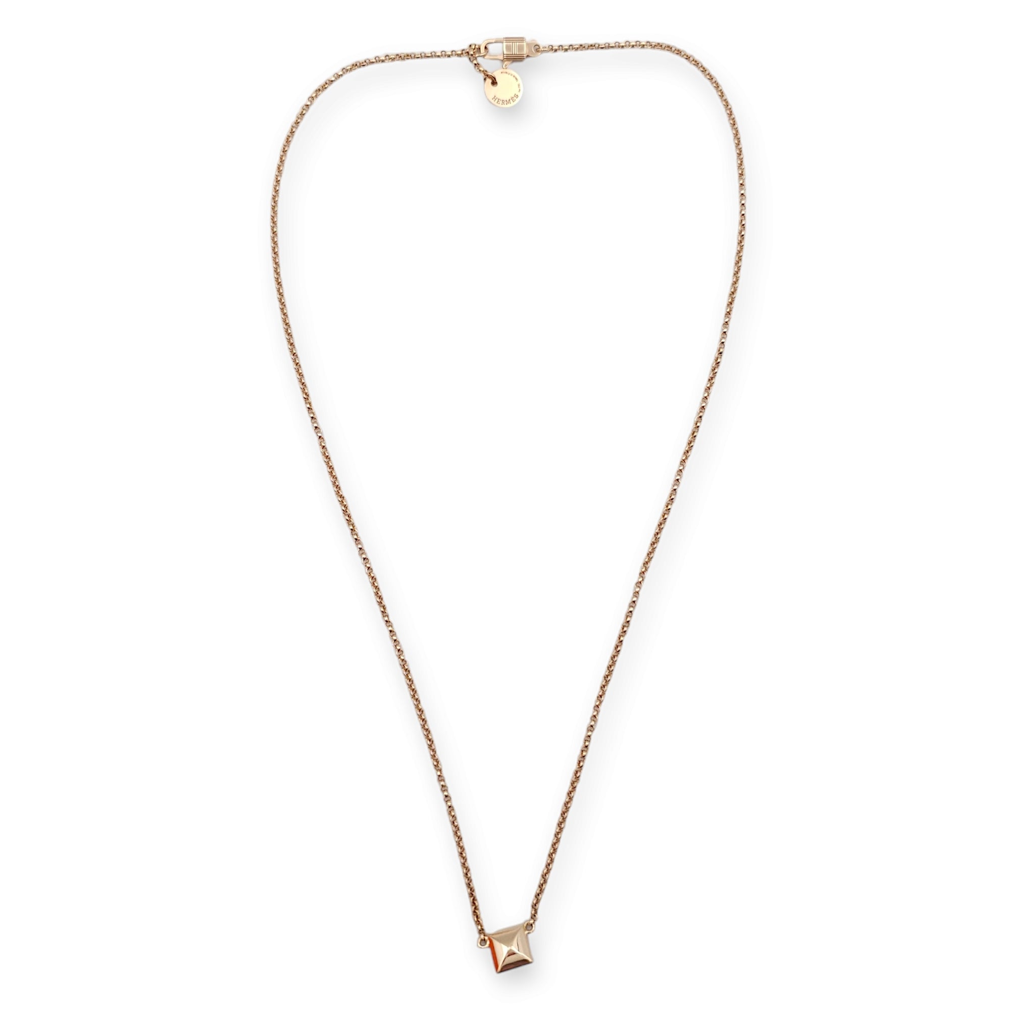 Clou d'H PM Necklace in Rose Gold Hardware CL2412-8460 2