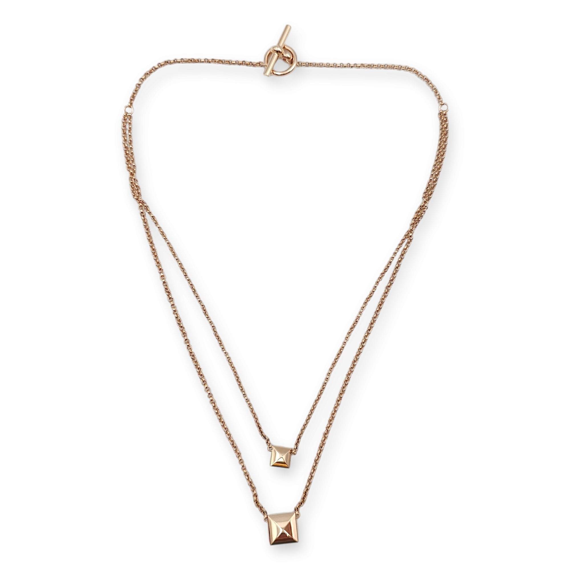 Clou d'H Necklace in Rose Gold Hardware