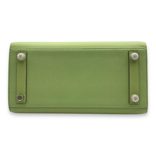 Sellier Birkin 25 Vert Criquet in Epsom, Palladium hardware