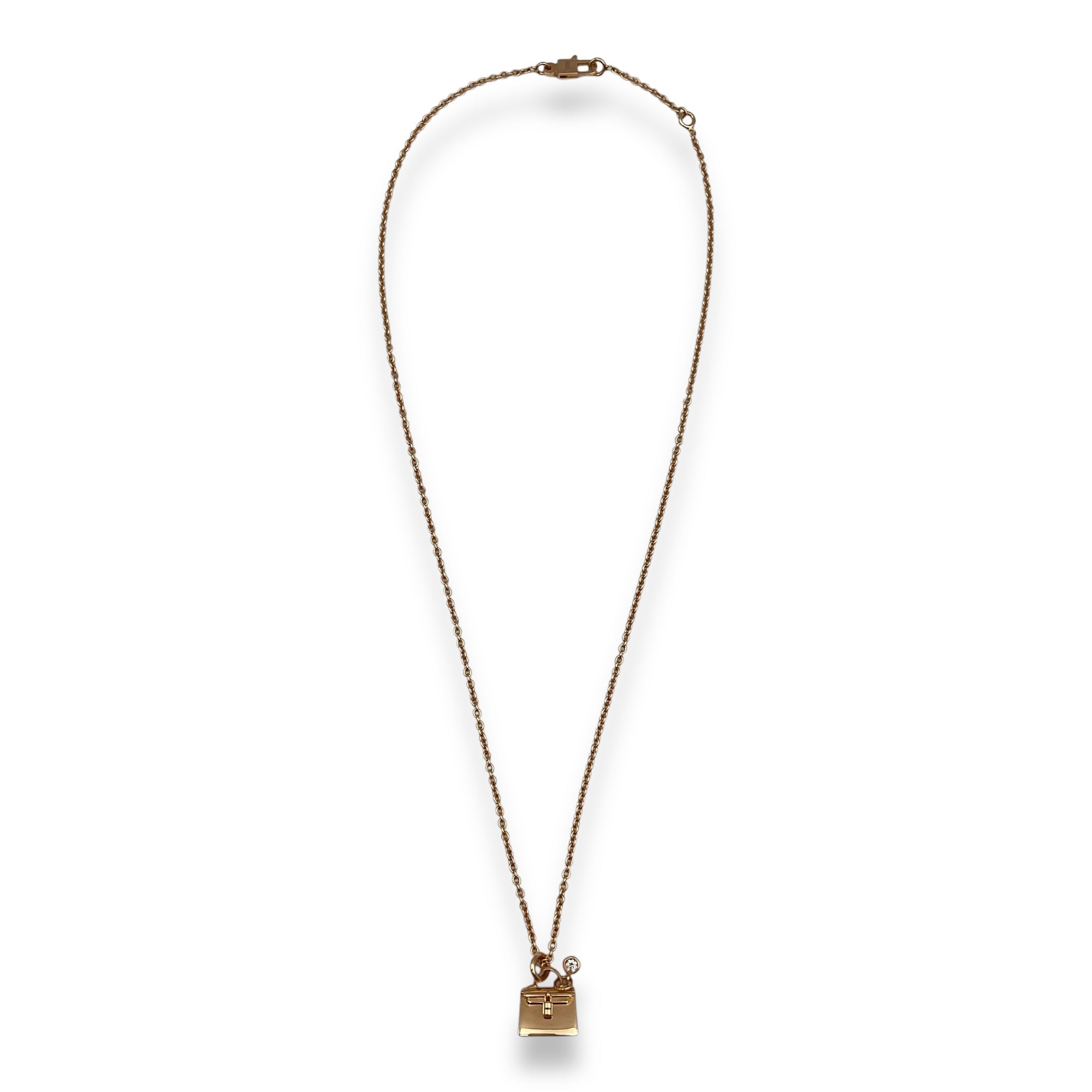 Kelly Amulettes Necklace in Rose Gold Hardware