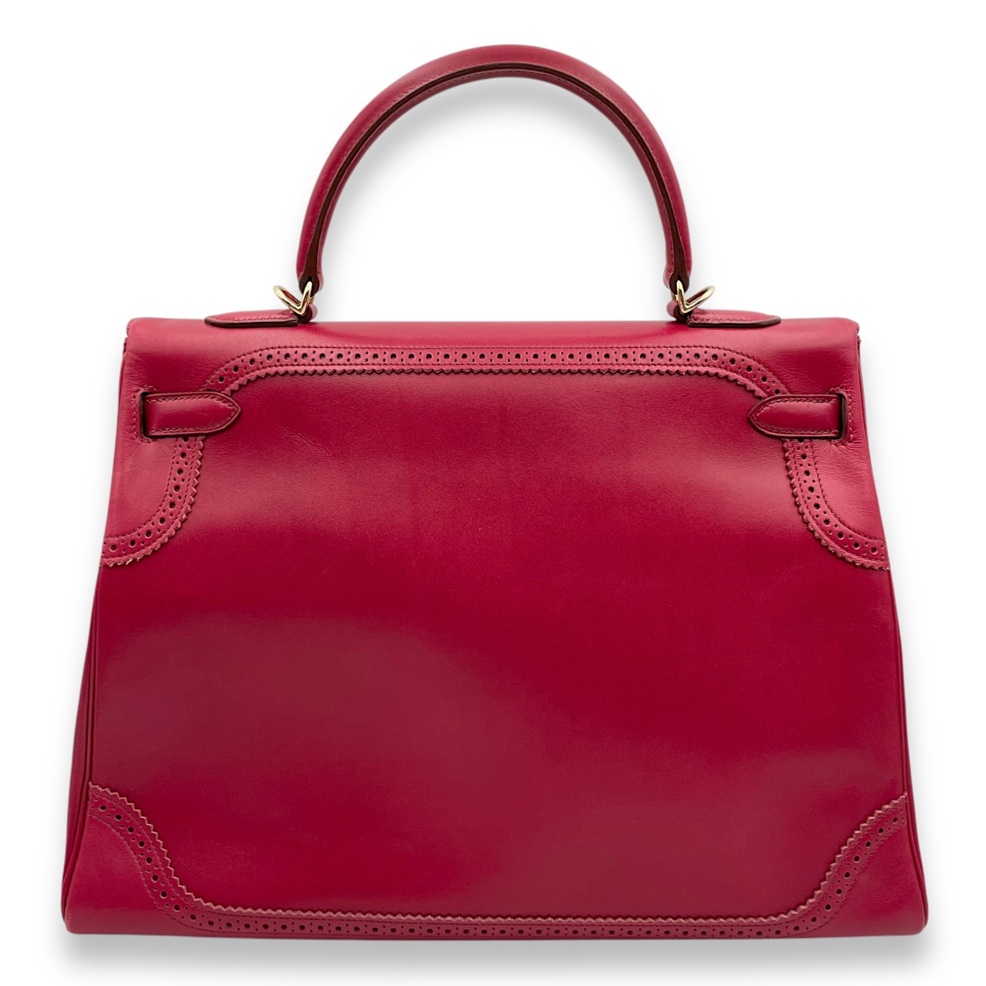 Ghillies Kelly 35 Rubis in Tadelakt Permabrass hardware
