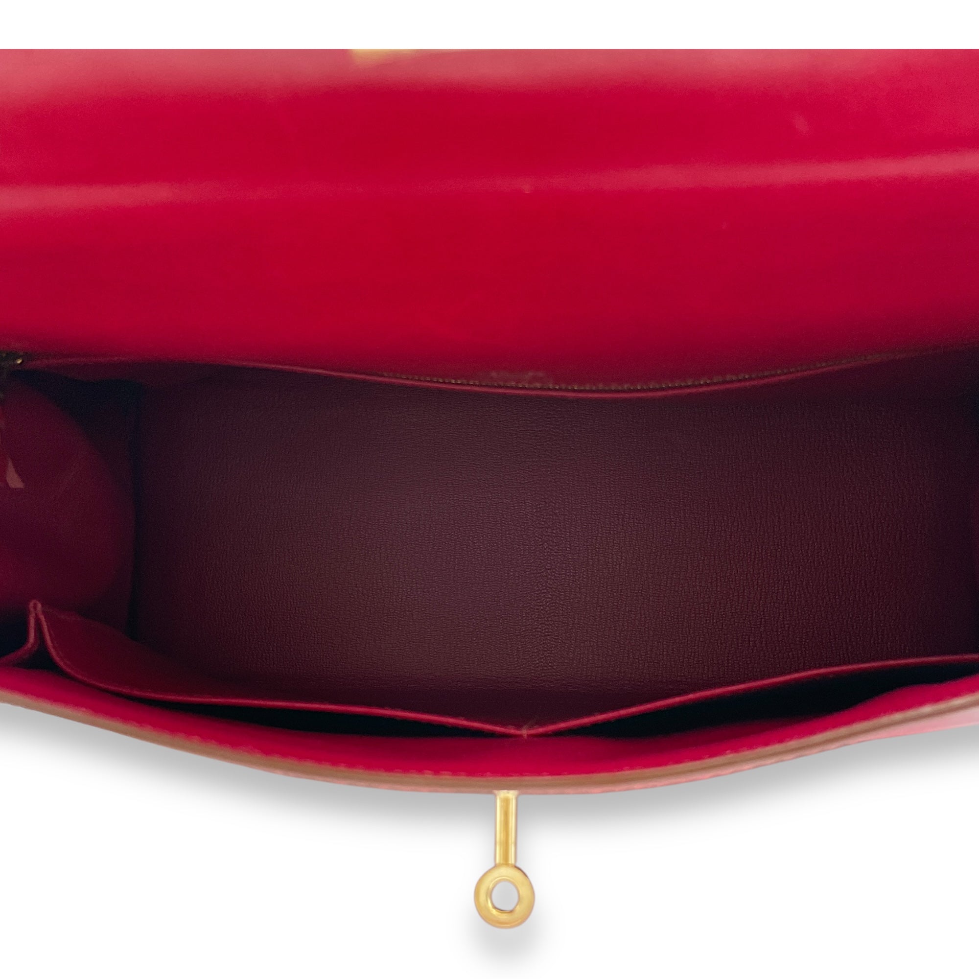 Ghillies Kelly 35 Rubis in Tadelakt Permabrass hardware