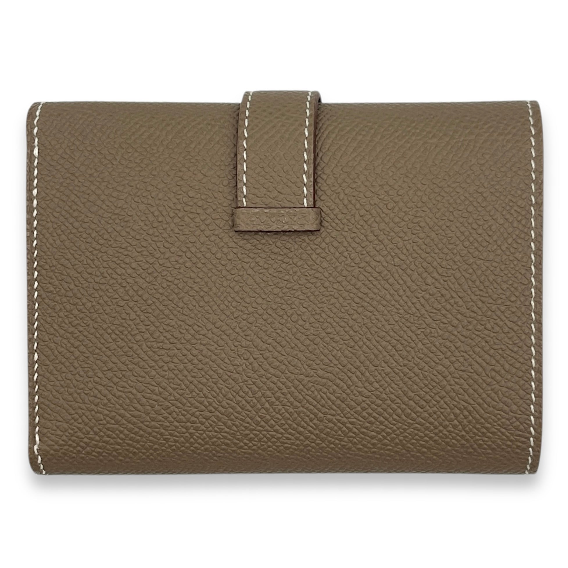 Bearn Combine Etoupe Wallet in Epsom, Gold hardware