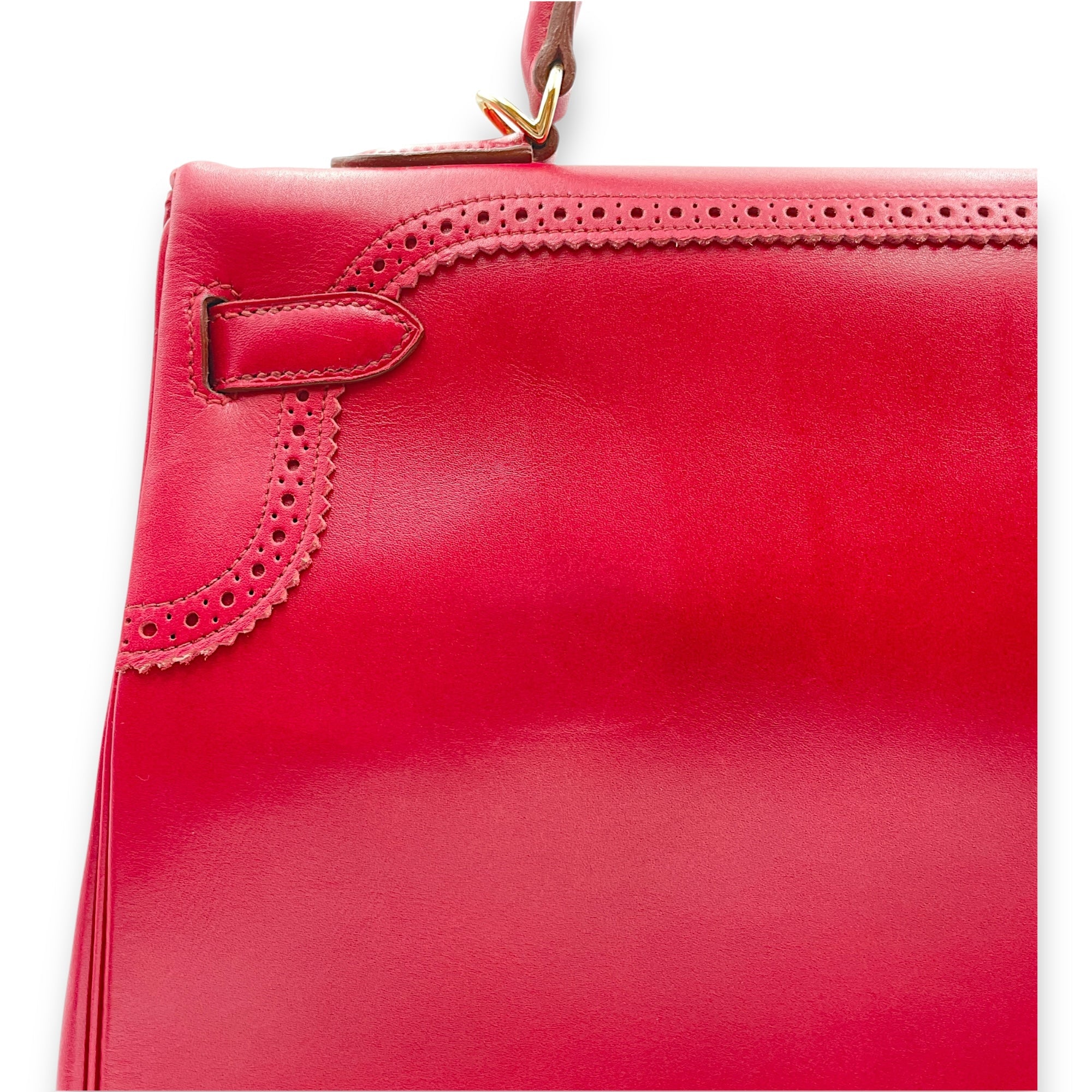 Ghillies Kelly 35 Rubis in Tadelakt Permabrass hardware