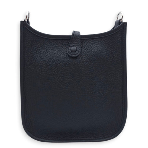 Evelyne Mini Black in Clemence, Palladium hardware