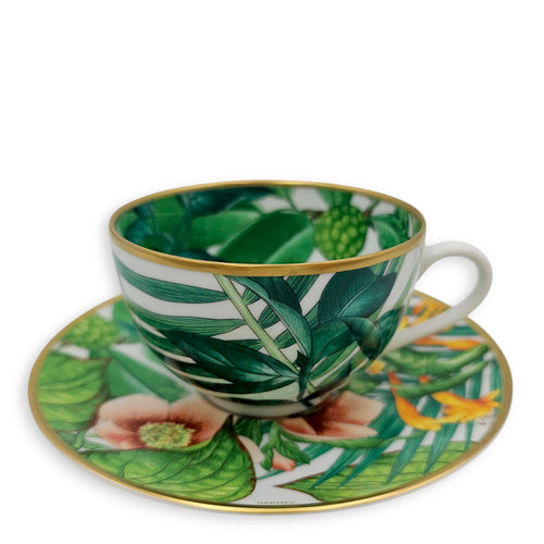 Passifolia Tea Cup and Saucer Set. Tableware