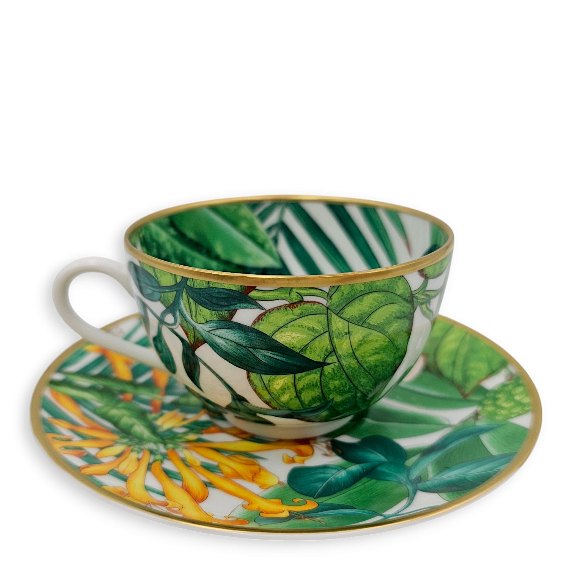 Passifolia Tea Cup and Saucer Set. Tableware