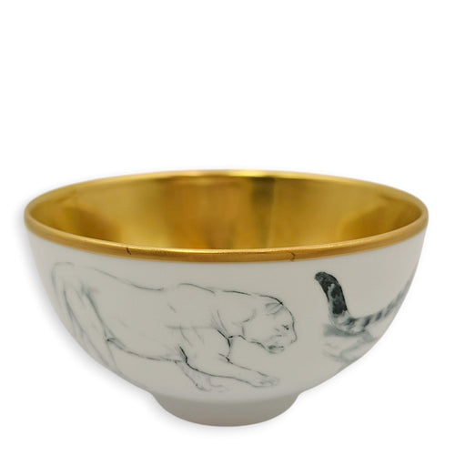 Carnets d'Equateur Gold Bowl, Medium Model Gold Tableware Gold hardware CL2501-9537 2