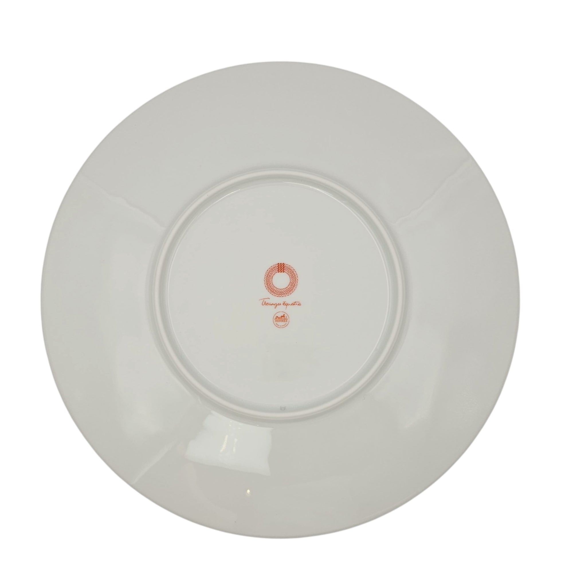 Tressage Equestres Dinner Plate White Tableware CL2501-9022 2