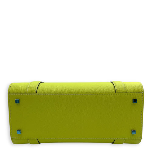 Petite Ballerine  26x18.5x10cm Lime Green  Shoulder Bag in Calfskin Silver hardware CL2502-9983 5