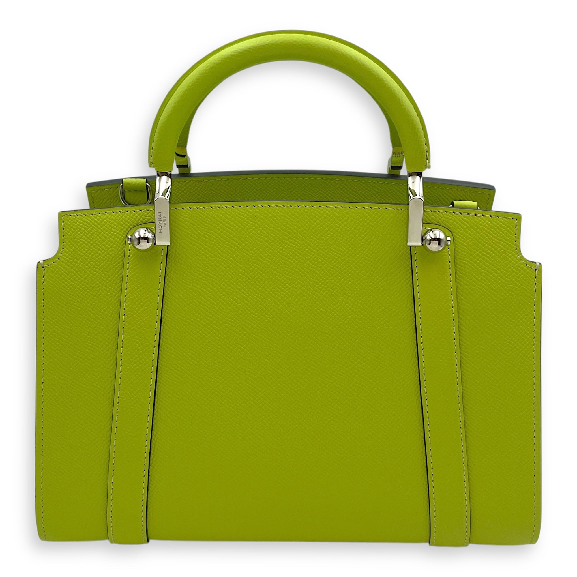 Petite Ballerine  26x18.5x10cm Lime Green  Shoulder Bag in Calfskin Silver hardware CL2502-9983 2