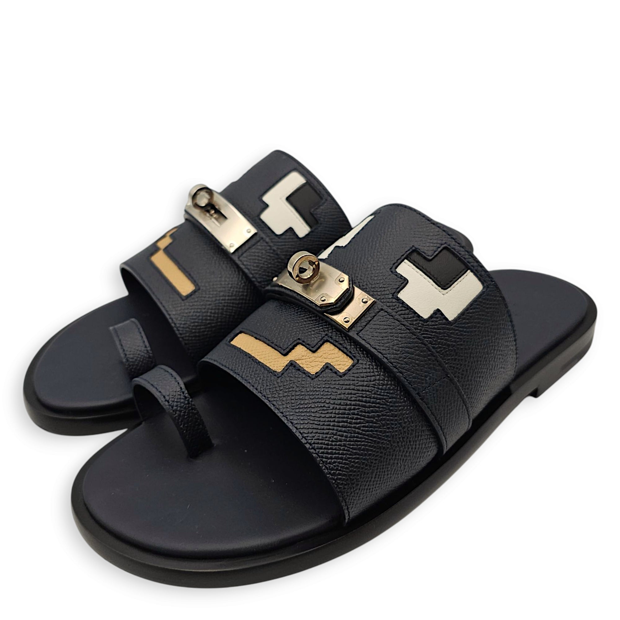 Joke 40 Black Sandals in Epsom, Palladium hardware