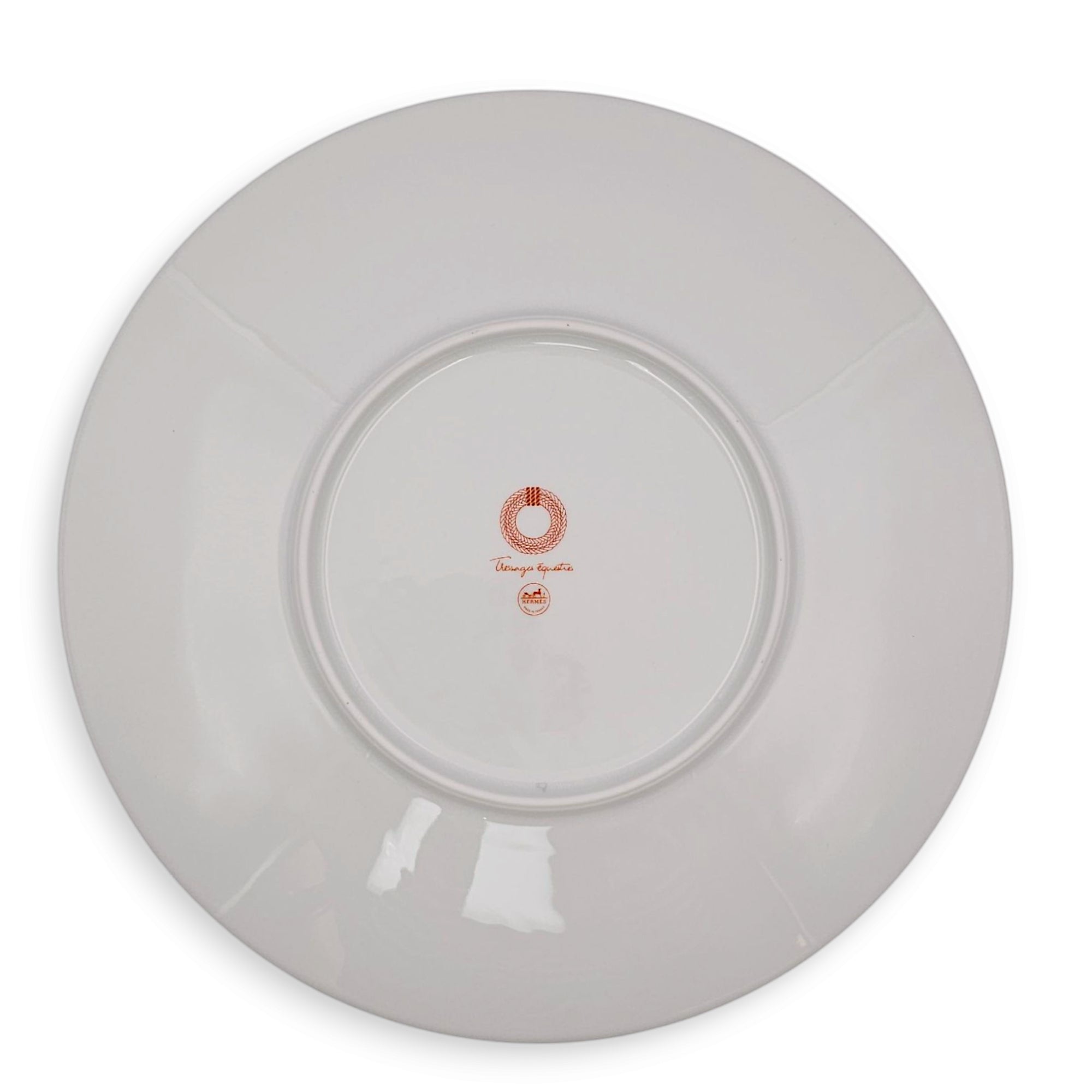 Tressage Equestres Dinner Plate White Tableware CL2501-9021 2