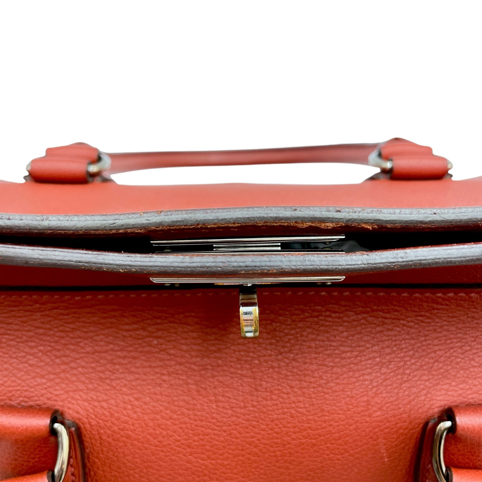 Toolbox 20 Rouge Venetian in Evercolor Palladium hardware C111634 9