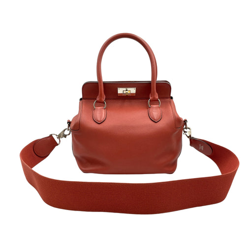 Toolbox 20 Rouge Venetian in Evercolor Palladium hardware C111634 12