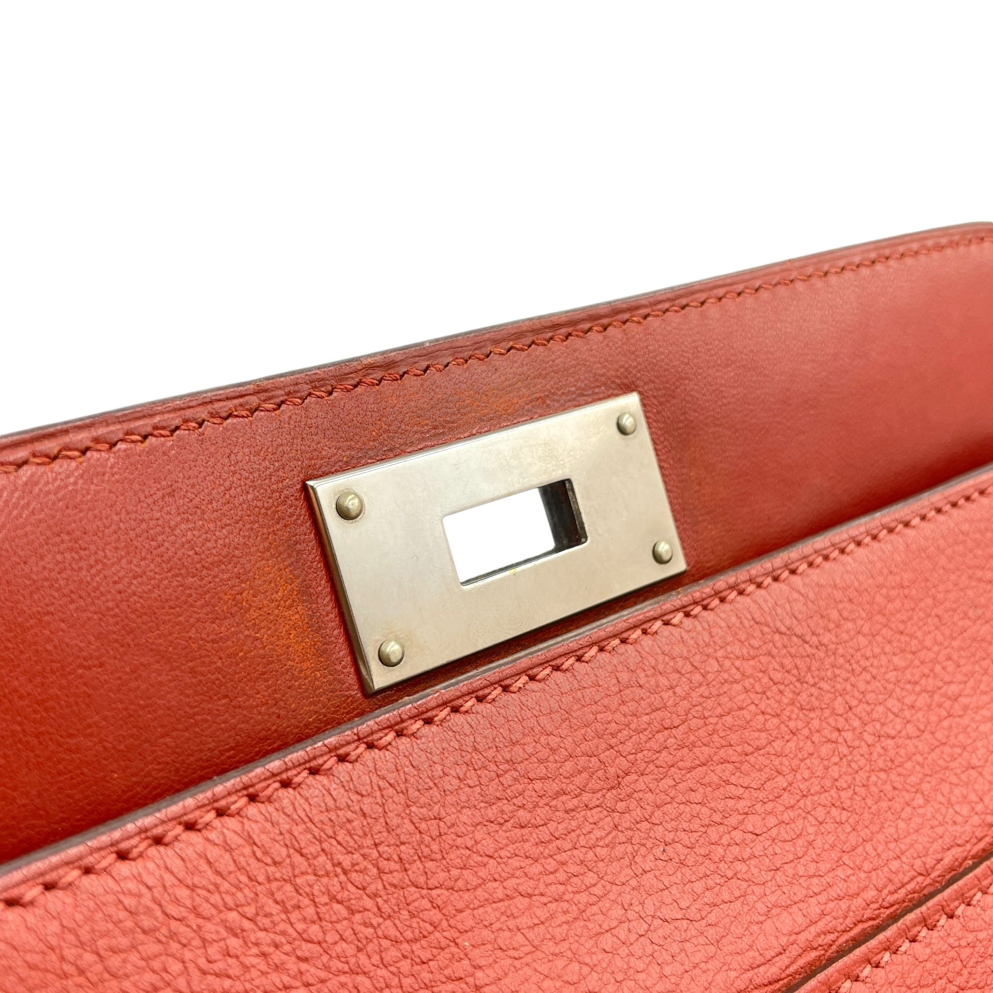 Toolbox 20 Rouge Venetian in Evercolor Palladium hardware C111634 11