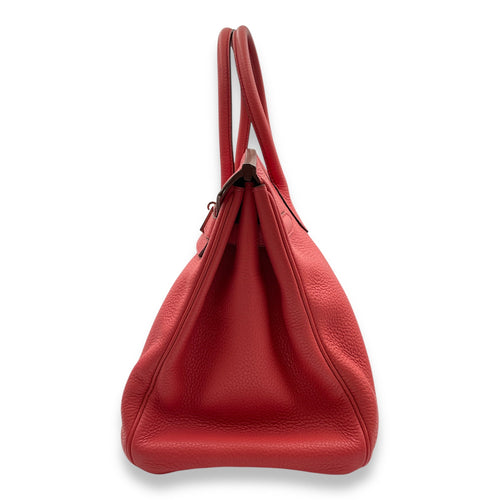 Birkin 35 Bougainvillier in Clemence Palladium hardware CL2502-9886 4