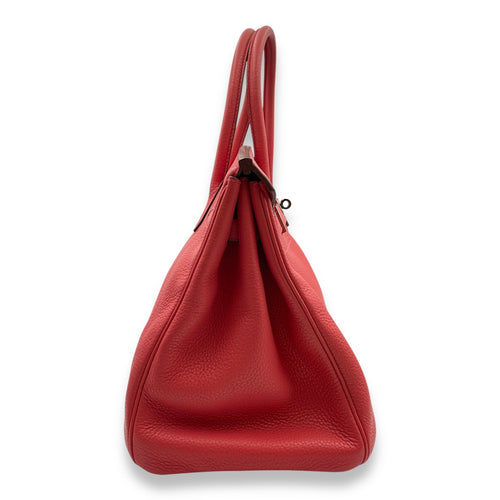 Birkin 35 Bougainvillier in Clemence Palladium hardware CL2502-9886 3