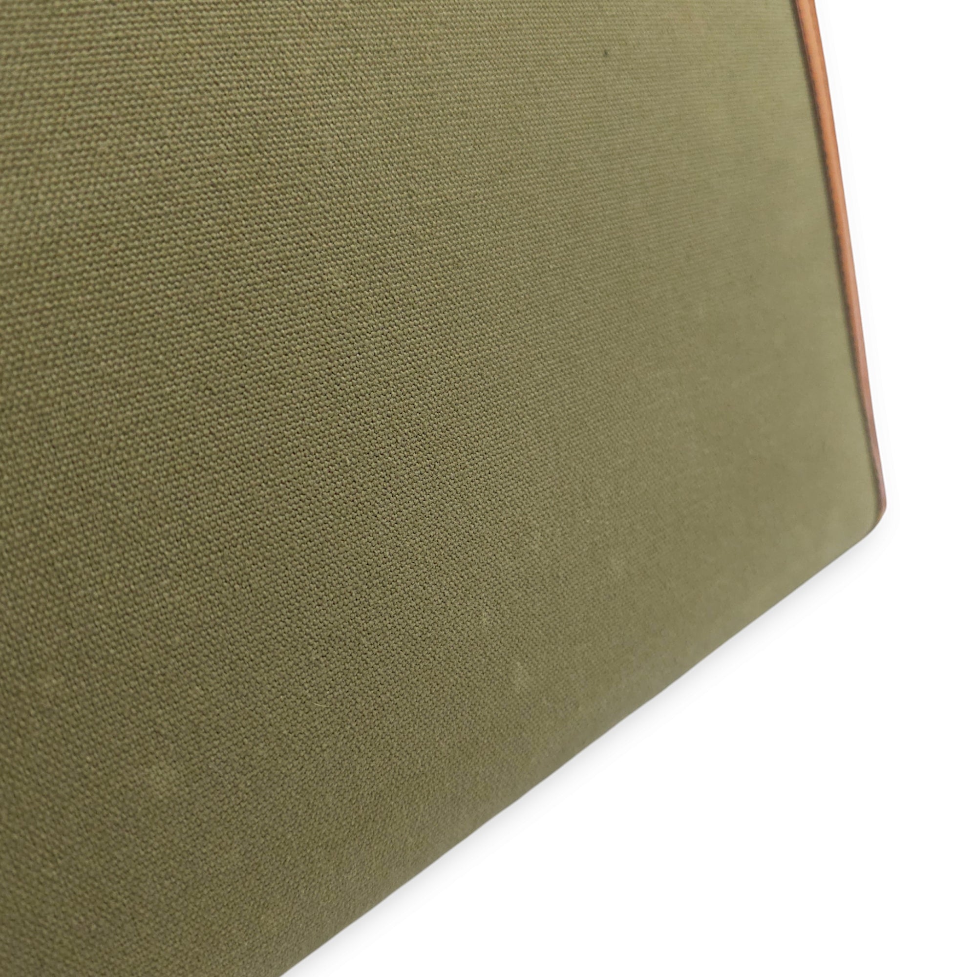 Kelly 28 Naturel/Olive in Porc/Toile Gold hardware