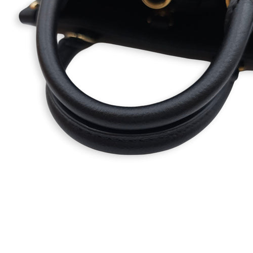 OnTheGo BB Black Crossbody Bag in Empriente Leather, Gold hardware