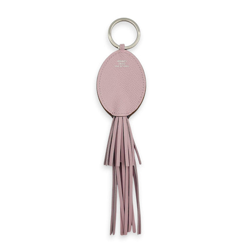 Poulpe Key Ring Mauve Pale Charm in Epsom