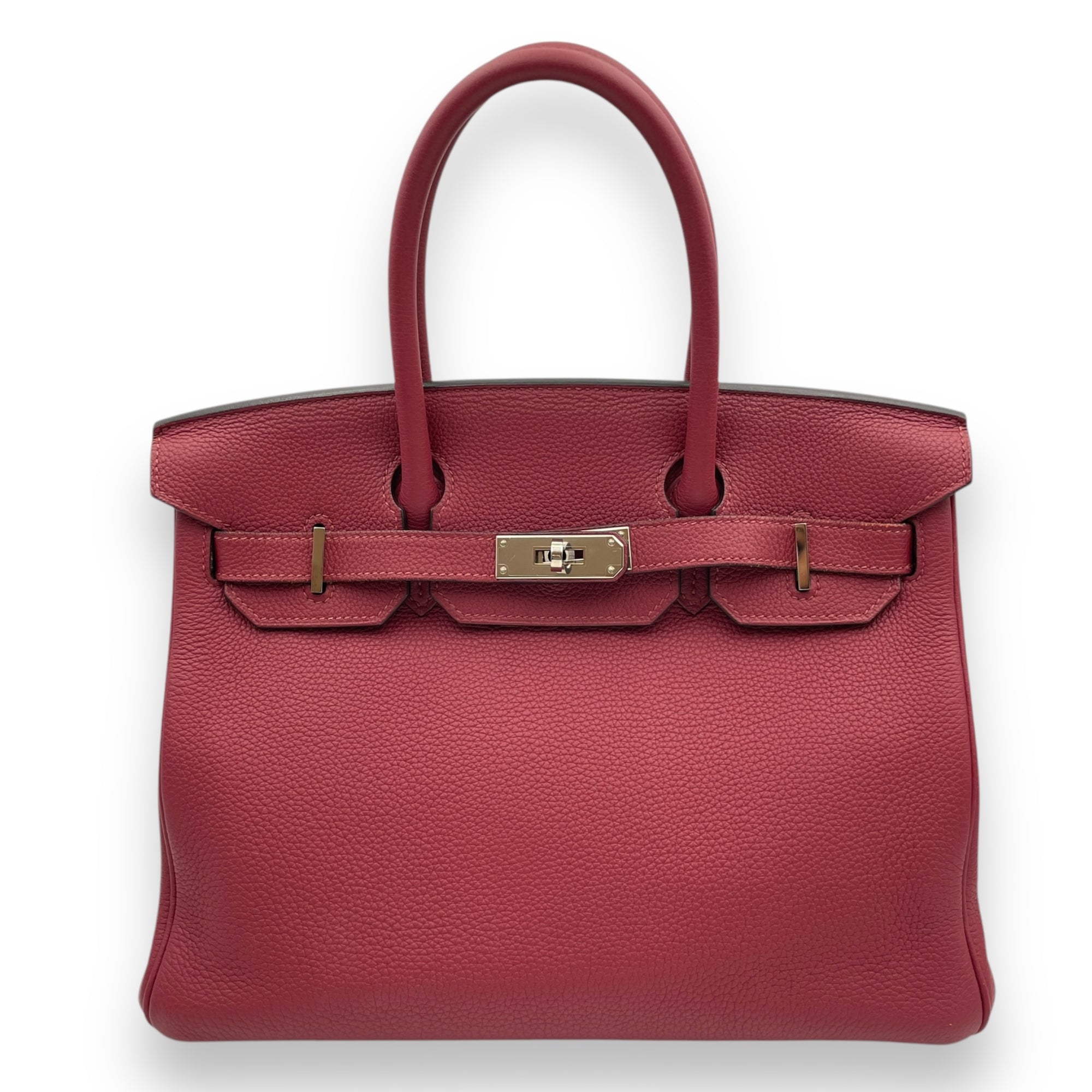 Birkin 30 Rouge Grenat in Togo, Palladium hardware