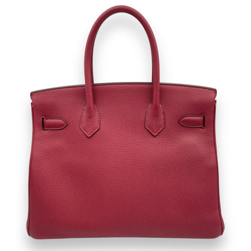 Birkin 30 Rouge Grenat in Togo, Palladium hardware