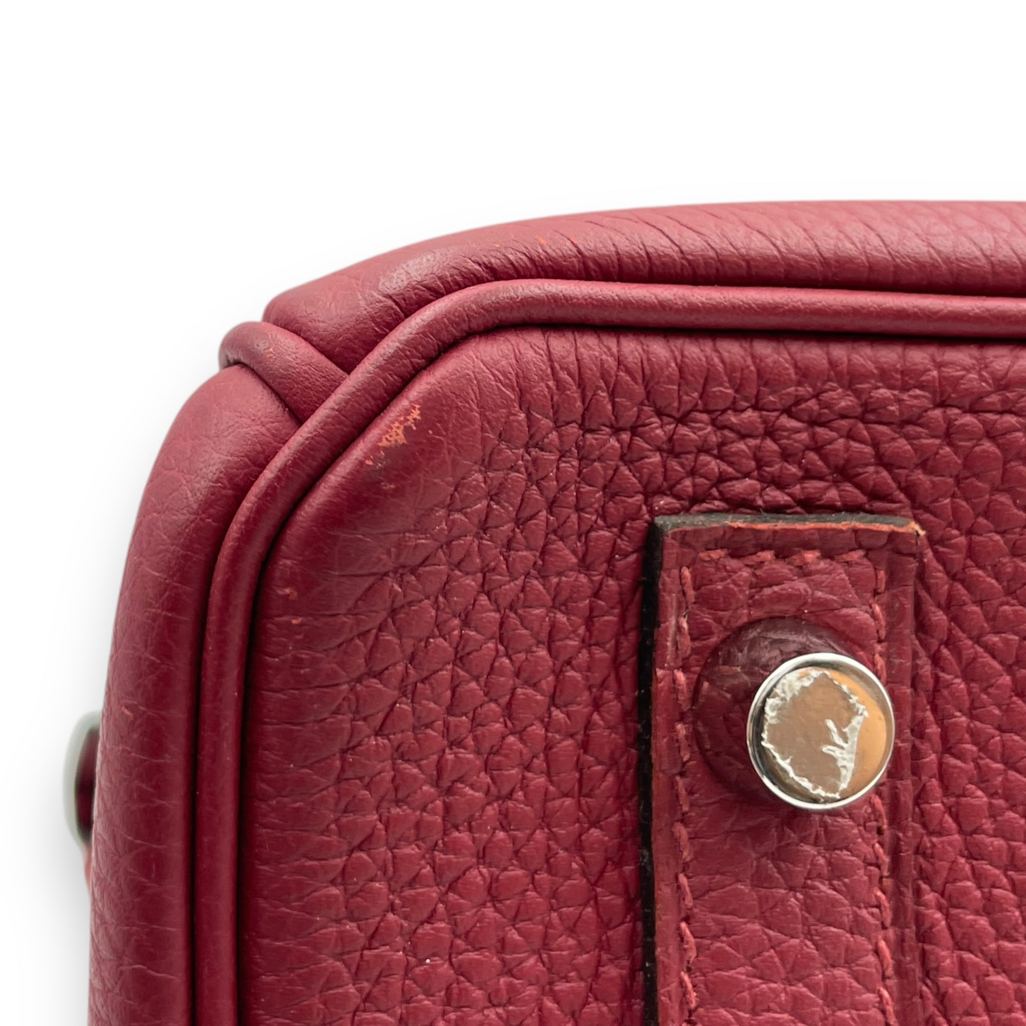 Birkin 30 Rouge Grenat in Togo, Palladium hardware