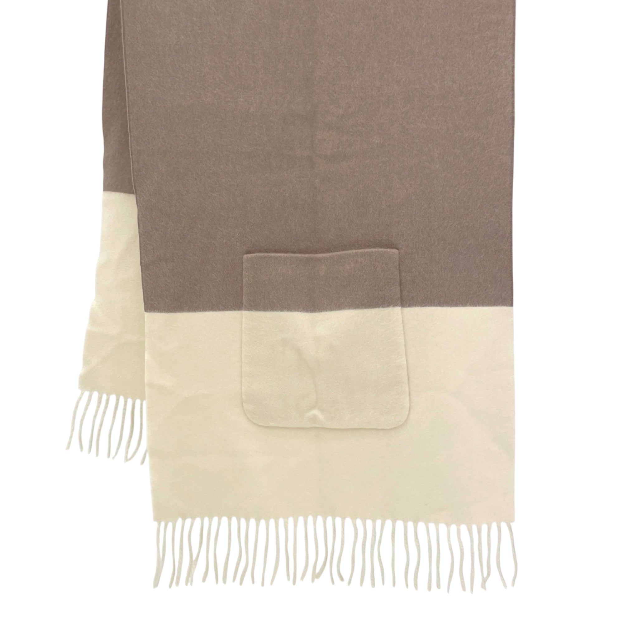 Allumette a Poches 48x210cm Creme Stole in Cashmere