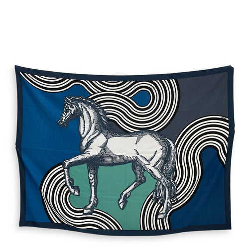 Blanket Black/Bleu Homeware  in Cashmere CL2502-9689 1