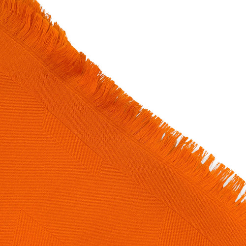 Orange Throw in Cashmere